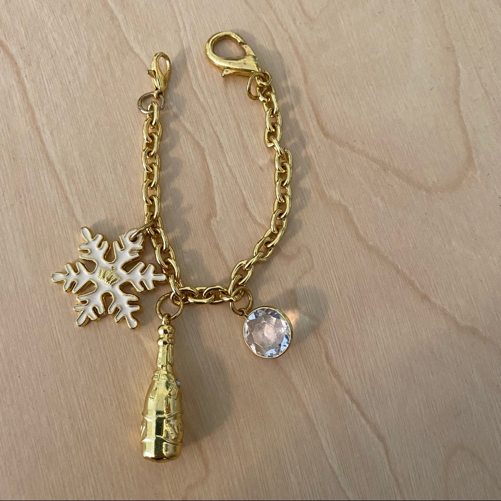 gold charm bracelet